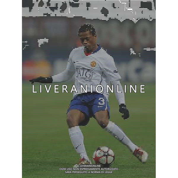 Champions League 2009/2010 Ottavi di Finale Milano - 16.02.2010 Milan-Manchester United Nella Foto:EVRA PATRICE /Ph.Vitez-Ag. Aldo Liverani