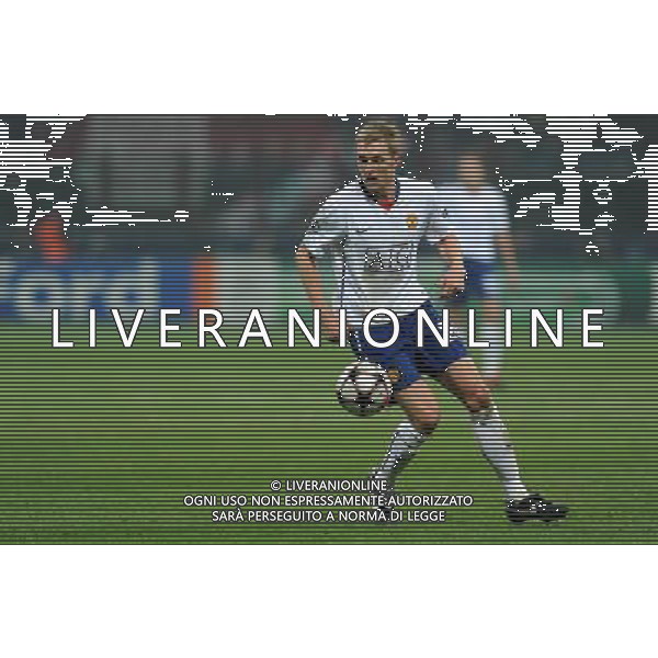 Champions League 2009/2010 Ottavi di Finale Milano - 16.02.2010 Milan-Manchester United Nella Foto:FLETCHER DARREN /Ph.Vitez-Ag. Aldo Liverani