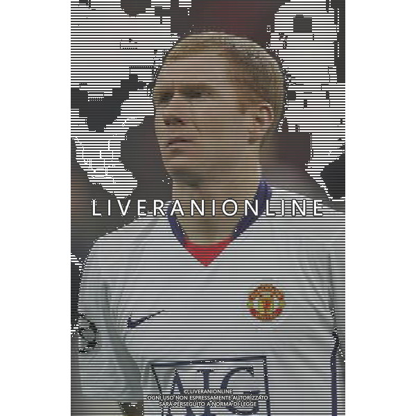 Milano 16-02-2010 Champions League 2009/2010 milan-manchester united 2:3 nella foto paul scholes ph marco luzzani/ag aldo liverani s.a.s.