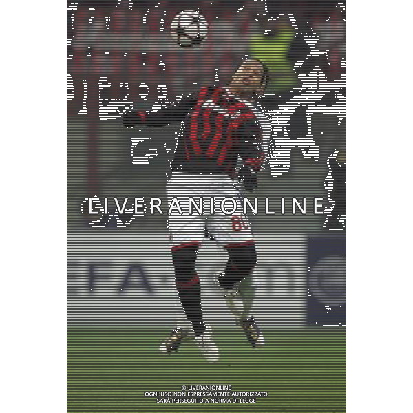Milano 16-02-2010 Champions League 2009/2010 milan-manchester united 2:3 nella foto rafael e ronaldinho ph marco luzzani/ag aldo liverani s.a.s.