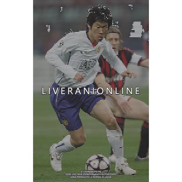 Milano 16-02-2010 Champions League 2009/2010 milan-manchester united 2:3 nella foto ji-sung park ph marco luzzani/ag aldo liverani s.a.s.