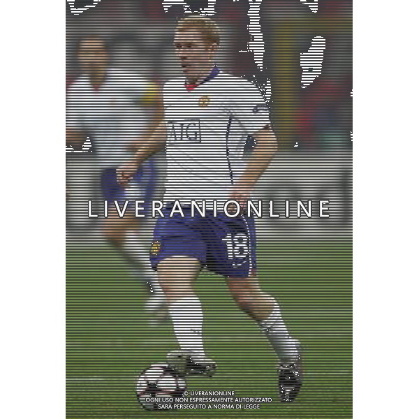 Milano 16-02-2010 Champions League 2009/2010 milan-manchester united 2:3 nella foto paul scholes ph marco luzzani/ag aldo liverani s.a.s.