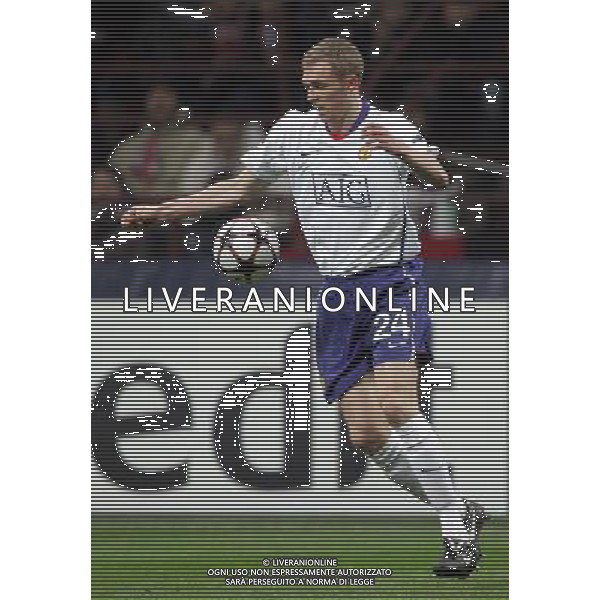 Milano 16-02-2010 Champions League 2009/2010 milan-manchester united 2:3 nella foto darren fletcher ph marco luzzani/ag aldo liverani s.a.s.