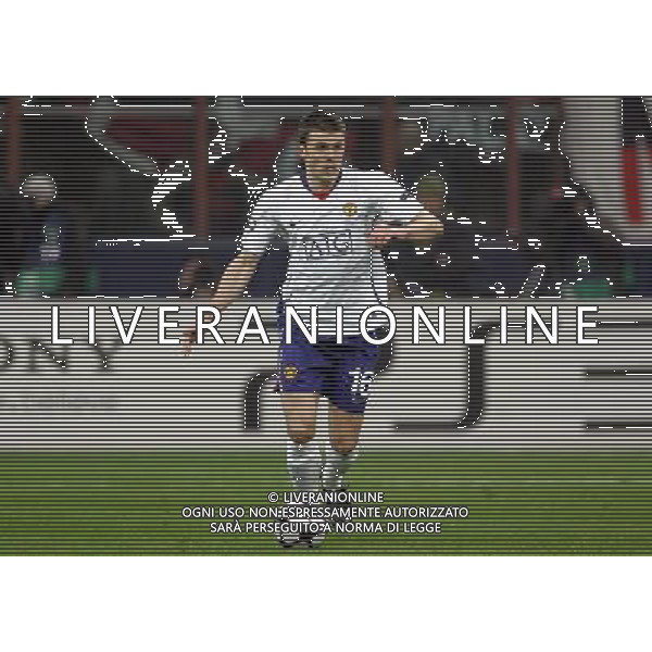 Milano 16-02-2010 Champions League 2009/2010 milan-manchester united 2:3 nella foto michael carrick ph marco luzzani/ag aldo liverani s.a.s.