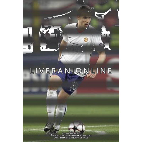 Milano 16-02-2010 Champions League 2009/2010 milan-manchester united 2:3 nella foto michael carrick ph marco luzzani/ag aldo liverani s.a.s.