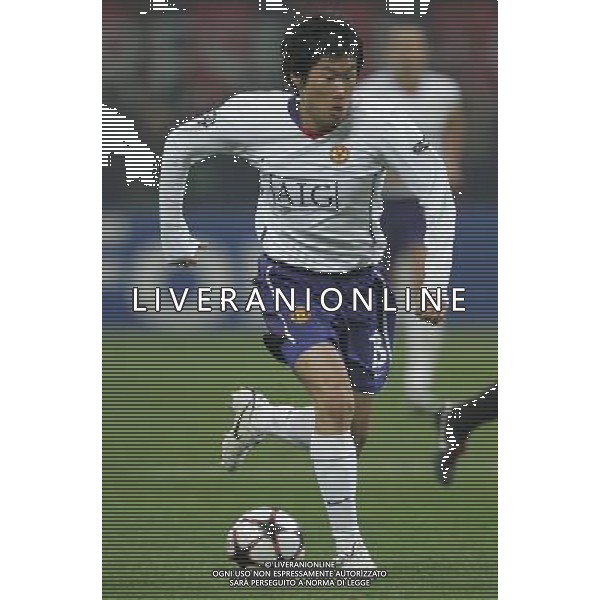 Milano 16-02-2010 Champions League 2009/2010 milan-manchester united 2:3 nella foto ji-sung park ph marco luzzani/ag aldo liverani s.a.s.