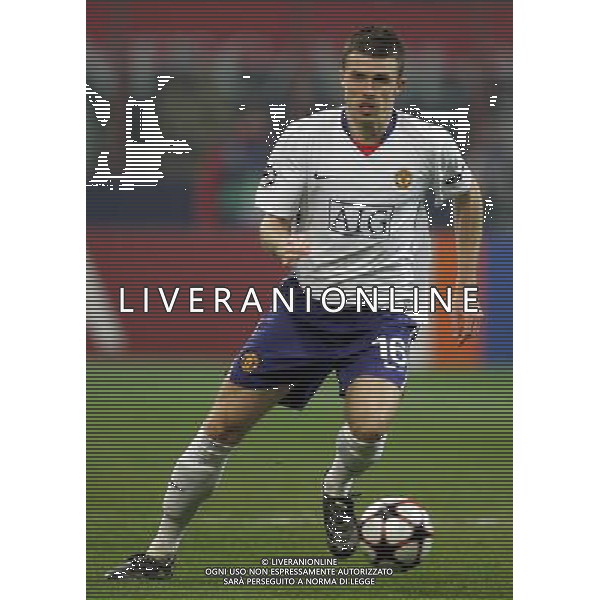 Milano 16-02-2010 Champions League 2009/2010 milan-manchester united 2:3 nella foto michael carrick ph marco luzzani/ag aldo liverani s.a.s.