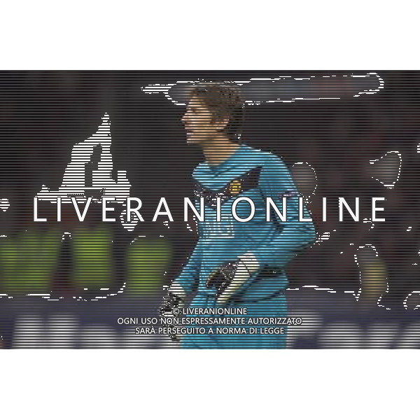 Milano 16-02-2010 Champions League 2009/2010 milan-manchester united 2:3 nella foto edwin van der sar ph marco luzzani/ag aldo liverani s.a.s.