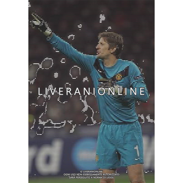 Milano 16-02-2010 Champions League 2009/2010 milan-manchester united 2:3 nella foto edwin van der sar ph marco luzzani/ag aldo liverani s.a.s.