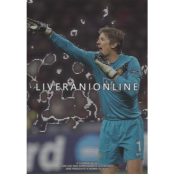 Milano 16-02-2010 Champions League 2009/2010 milan-manchester united 2:3 nella foto edwin van der sar ph marco luzzani/ag aldo liverani s.a.s.