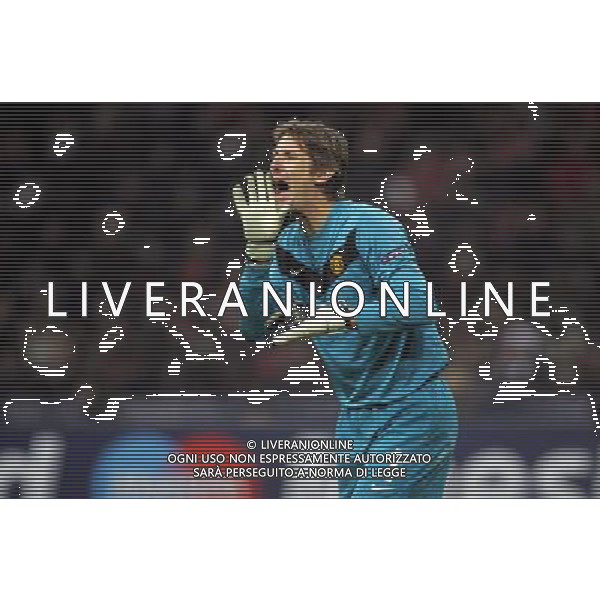 Milano 16-02-2010 Champions League 2009/2010 milan-manchester united 2:3 nella foto edwin van der sar ph marco luzzani/ag aldo liverani s.a.s.