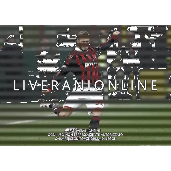 Milano 16-02-2010 Champions League 2009/2010 milan-manchester united 2:3 nella foto david beckham ph marco luzzani/ag aldo liverani s.a.s.