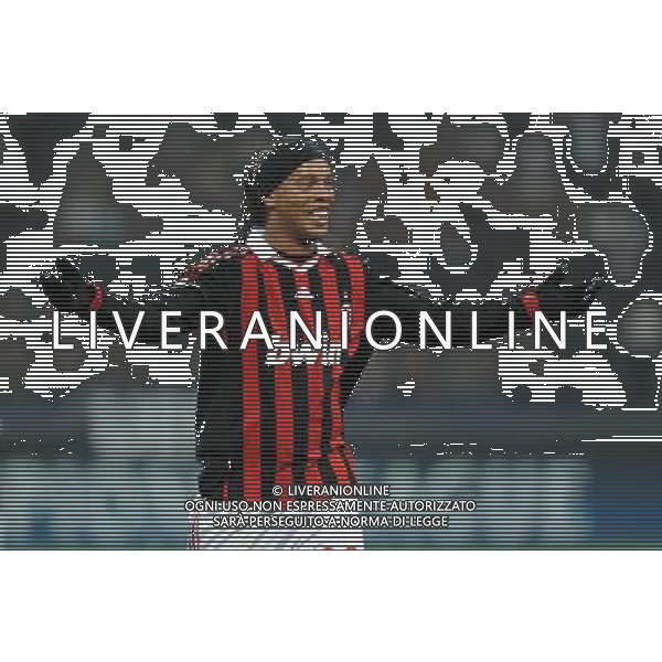 Champions League 2009/2010 Ottavi di Finale Milano - 16.02.2010 Milan-Manchester United Nella Foto:RONALDINHO /Ph.Vitez-Ag. Aldo Liverani
