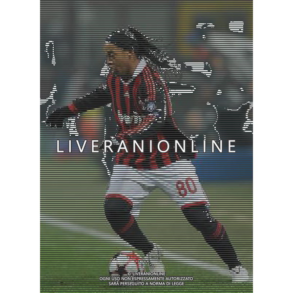 Champions League 2009/2010 Ottavi di Finale Milano - 16.02.2010 Milan-Manchester United Nella Foto:RONALDINHO /Ph.Vitez-Ag. Aldo Liverani