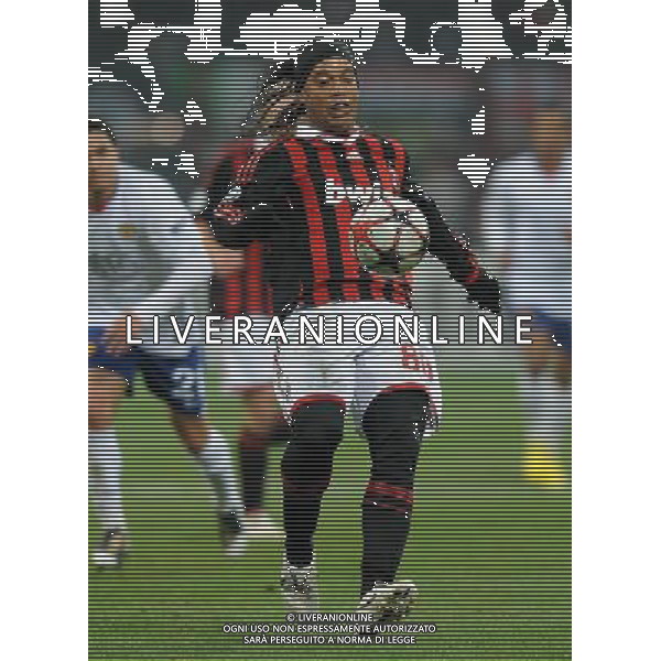 Champions League 2009/2010 Ottavi di Finale Milano - 16.02.2010 Milan-Manchester United Nella Foto:RONALDINHO /Ph.Vitez-Ag. Aldo Liverani