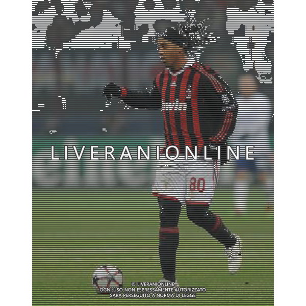 Champions League 2009/2010 Ottavi di Finale Milano - 16.02.2010 Milan-Manchester United Nella Foto:RONALDINHO /Ph.Vitez-Ag. Aldo Liverani