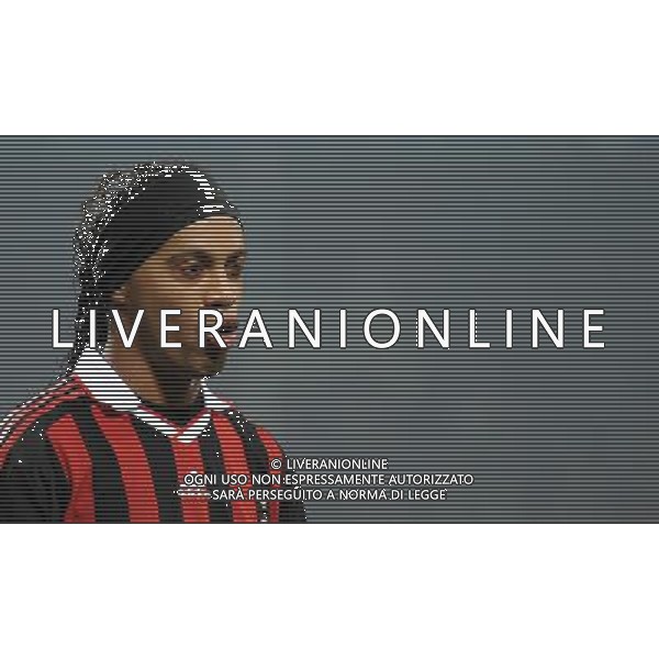 Champions League 2009/2010 Ottavi di Finale Milano - 16.02.2010 Milan-Manchester United Nella Foto:RONALDINHO /Ph.Vitez-Ag. Aldo Liverani