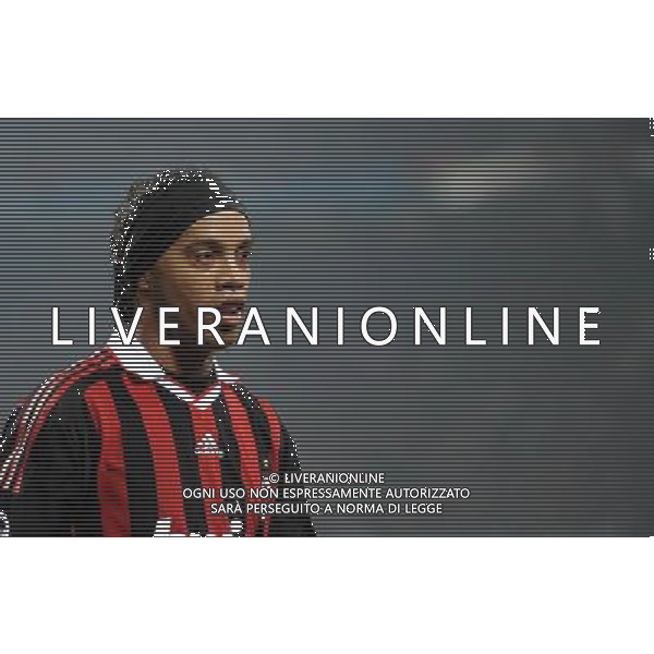 Champions League 2009/2010 Ottavi di Finale Milano - 16.02.2010 Milan-Manchester United Nella Foto:RONALDINHO /Ph.Vitez-Ag. Aldo Liverani
