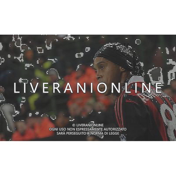 Champions League 2009/2010 Ottavi di Finale Milano - 16.02.2010 Milan-Manchester United Nella Foto:RONALDINHO /Ph.Vitez-Ag. Aldo Liverani