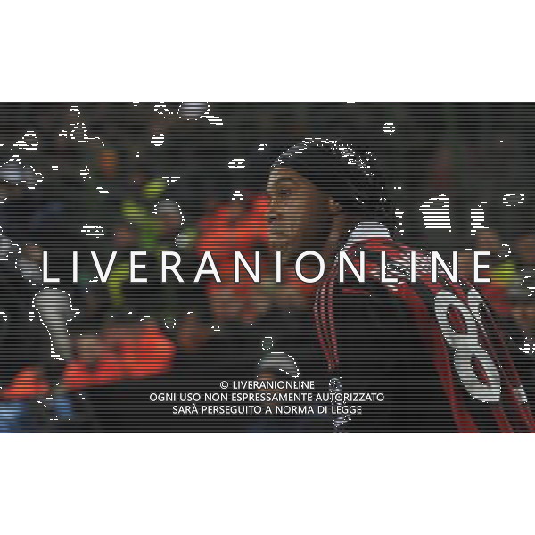 Champions League 2009/2010 Ottavi di Finale Milano - 16.02.2010 Milan-Manchester United Nella Foto:RONALDINHO /Ph.Vitez-Ag. Aldo Liverani