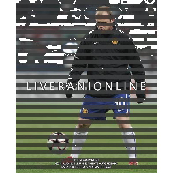 Champions League 2009/2010 Ottavi di Finale Milano - 16.02.2010 Milan-Manchester United Nella Foto:ROONEY WAYNE /Ph.Vitez-Ag. Aldo Liverani