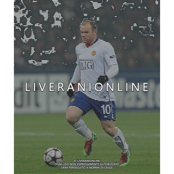 Champions League 2009/2010 Ottavi di Finale Milano - 16.02.2010 Milan-Manchester United Nella Foto:ROONEY WAYNE /Ph.Vitez-Ag. Aldo Liverani