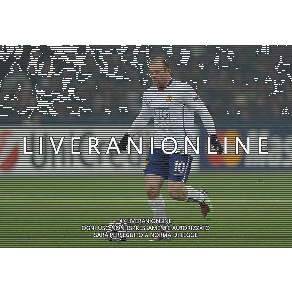 Champions League 2009/2010 Ottavi di Finale Milano - 16.02.2010 Milan-Manchester United Nella Foto:ROONEY WAYNE /Ph.Vitez-Ag. Aldo Liverani