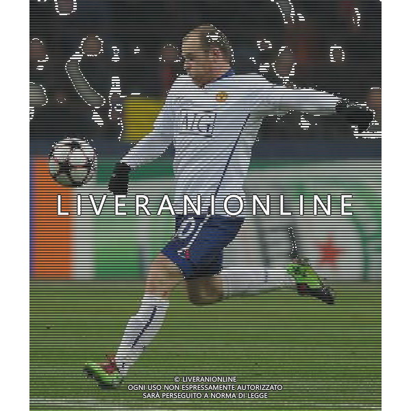 Champions League 2009/2010 Ottavi di Finale Milano - 16.02.2010 Milan-Manchester United Nella Foto:ROONEY WAYNE /Ph.Vitez-Ag. Aldo Liverani