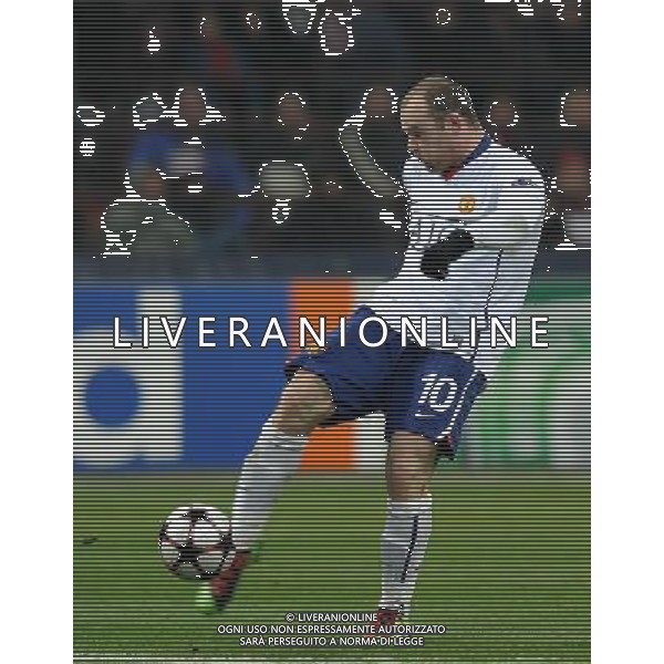 Champions League 2009/2010 Ottavi di Finale Milano - 16.02.2010 Milan-Manchester United Nella Foto:ROONEY WAYNE /Ph.Vitez-Ag. Aldo Liverani