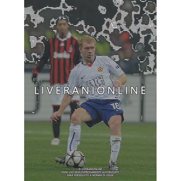 Champions League 2009/2010 Ottavi di Finale Milano - 16.02.2010 Milan-Manchester United Nella Foto:SCHOLES PAUL /Ph.Vitez-Ag. Aldo Liverani