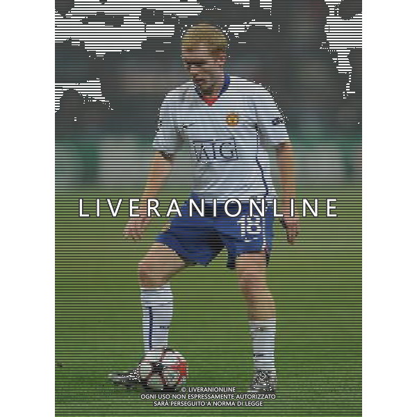 Champions League 2009/2010 Ottavi di Finale Milano - 16.02.2010 Milan-Manchester United Nella Foto:SCHOLES PAUL /Ph.Vitez-Ag. Aldo Liverani