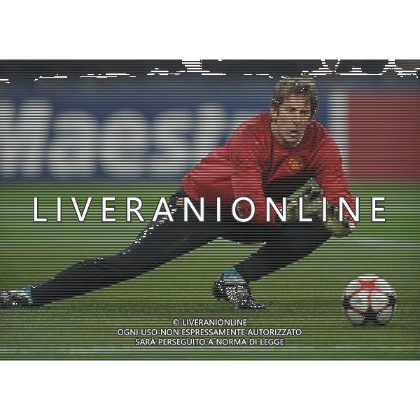 Champions League 2009/2010 Ottavi di Finale Milano - 16.02.2010 Milan-Manchester United Nella Foto:VAN DER SAR EDWIN /Ph.Vitez-Ag. Aldo Liverani