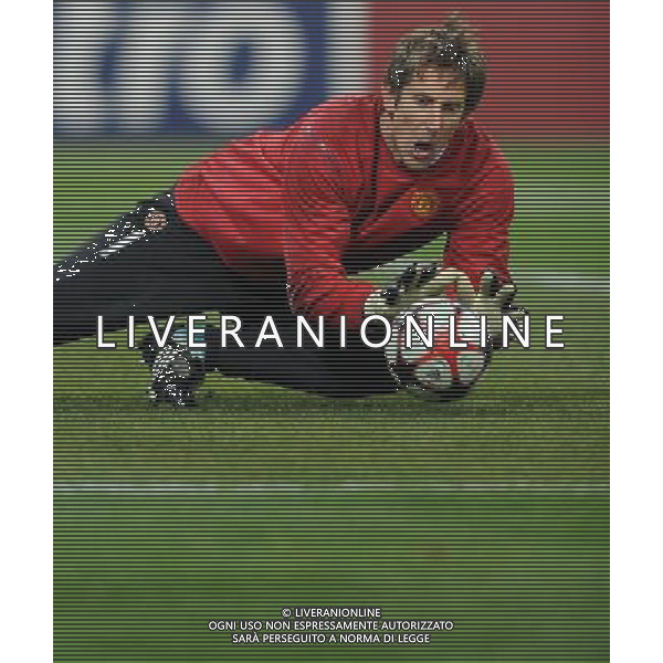 Champions League 2009/2010 Ottavi di Finale Milano - 16.02.2010 Milan-Manchester United Nella Foto:VAN DER SAR EDWIN /Ph.Vitez-Ag. Aldo Liverani