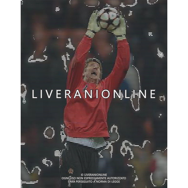 Champions League 2009/2010 Ottavi di Finale Milano - 16.02.2010 Milan-Manchester United Nella Foto:VAN DER SAR EDWIN /Ph.Vitez-Ag. Aldo Liverani