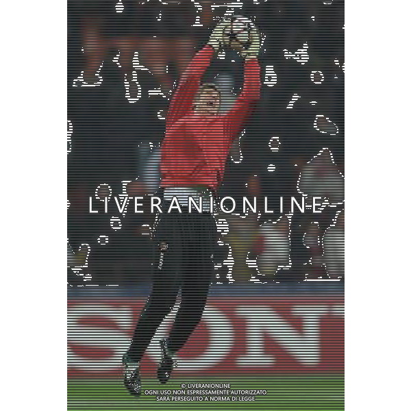 Champions League 2009/2010 Ottavi di Finale Milano - 16.02.2010 Milan-Manchester United Nella Foto:VAN DER SAR EDWIN /Ph.Vitez-Ag. Aldo Liverani