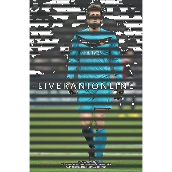 Champions League 2009/2010 Ottavi di Finale Milano - 16.02.2010 Milan-Manchester United Nella Foto:VAN DER SAR EDWIN /Ph.Vitez-Ag. Aldo Liverani