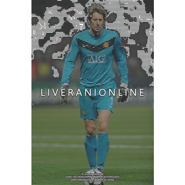 Champions League 2009/2010 Ottavi di Finale Milano - 16.02.2010 Milan-Manchester United Nella Foto:VAN DER SAR EDWIN /Ph.Vitez-Ag. Aldo Liverani