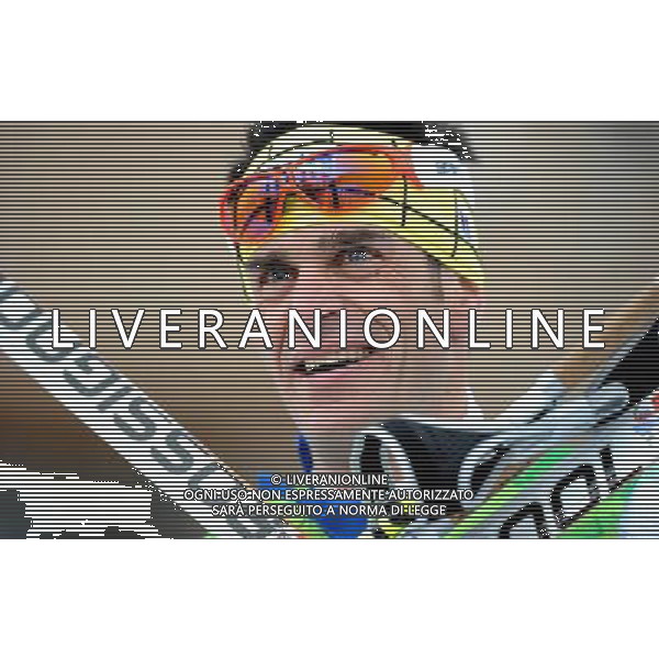 (100215) -- WHISTLER, Feb. 15, 2010 () -- Italy\'s Pietro Piller Cottrer reacts after the men\'s 15km free of Cross-Country Skiing at the 2010 Winter Olympic Games in Whistler Olympic Park, Canada, Feb. 15, 2010. Pietro Piller Cottrer won a silver medal of the event. (/Chen Kai) /Agenzia Aldo Liverani Sas - ITALY ONLY - 21mi GIOCHI OLIMPICI INVERNALI OLIMPIADI DI VANCOUVER 2010 (CANADA) - SPECIALITA\' GARA MASCHILE CROSS COUNTRY (SCI DI FONDO A TECNICA LIBERA) 15 KM.