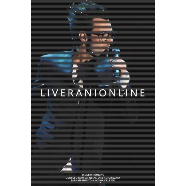 17/02/2010 SANREMO SECONDA SERATA 60a EDIZIONE FESTIVAL DELLA CANZONE ITALIANA NELLA FOTO: marco mengoni PH.AG ALDO LIVERANI SAS