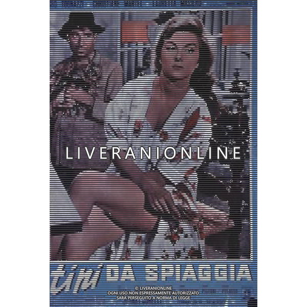 FILM\'TIPI DA SPIAGGIA\' 1959 NELLA FOTO LOCANDINA AG ALDO LIVERANI