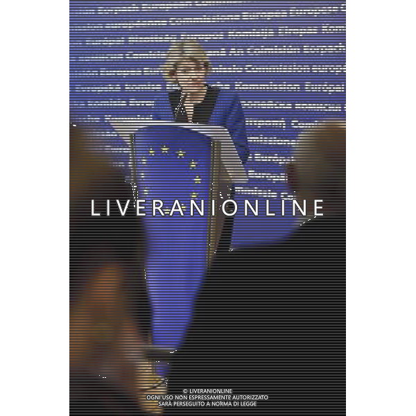 Irina Bokova the Director General of the United Nations Education, Scientific and Cultural Organization (UNESCO) hold a press conference at European Commission headquarters in Brussels, Belgium on 2010-02-17 © by Wiktor Dabkowski /Agenzia Aldo Liverani Sas - ITALY ONLY - Irina Bokova Presidente, direttrice generale dell\' Unesco a Bruxelles alla Commissione Europea
