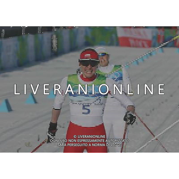 ITALY ONLY - CANADA: 21mi GIOCHI OLIMPICI INVERNALI OLIMPIADI DI VANCOUVER 2010 - specialita\' sci di fondo sprint a tecnica classica nella foto: JUSTYNA KOWALCZYK ( medaglia d\'argento) - FOTO JERZY KLESZCZ / NEWSPIX.PL - Ag. Aldo Liverani sas ITALY ONLY 