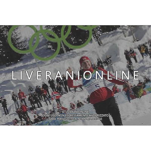 ITALY ONLY - CANADA: 21mi GIOCHI OLIMPICI INVERNALI OLIMPIADI DI VANCOUVER 2010 - specialita\' sci di fondo sprint a tecnica classica nella foto: JUSTYNA KOWALCZYK ( medaglia d\'argento) - FOTO JERZY KLESZCZ / NEWSPIX.PL - Ag. Aldo Liverani sas ITALY ONLY 