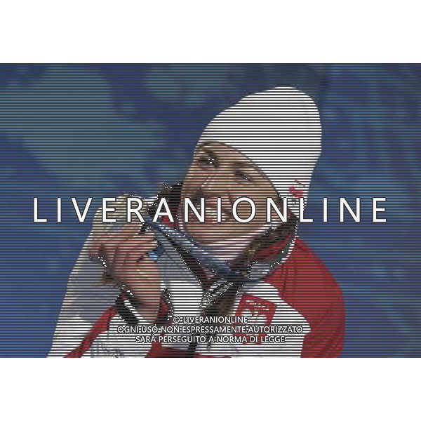 ITALY ONLY - CANADA: 21mi GIOCHI OLIMPICI INVERNALI OLIMPIADI DI VANCOUVER 2010 - specialita\' sci di fondo sprint a tecnica classica nella foto: JUSTYNA KOWALCZYK ( medaglia d\'argento) FOTO JERZY KLESZCZ / NEWSPIX.PL - Ag. Aldo Liverani sas ITALY ONLY 