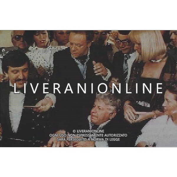 FILM\'A TU PER TU\' 1984 NELLA FOTO PAOLO VILLAGGIO-JOHNNY DORELLI AG ALDO LIVERANI