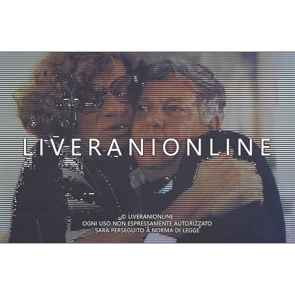 FILM\'A TU PER TU\' 1984 NELLA FOTO PAOLO VILLAGGIO-JOHNNY DORELLI AG ALDO LIVERANI