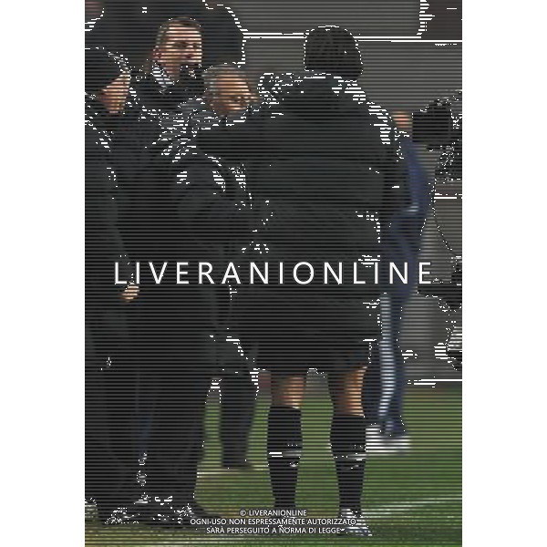 UEFA Europa League 2009/2010 Sedicesimi di Finale Amsterdam - 18.02.2010 Ajax-Juventus Nella Foto:AMAURI ABBRACCIA ZACCHERONI A FINE PARTITA /Ph.Vitez-Ag. Aldo Liverani