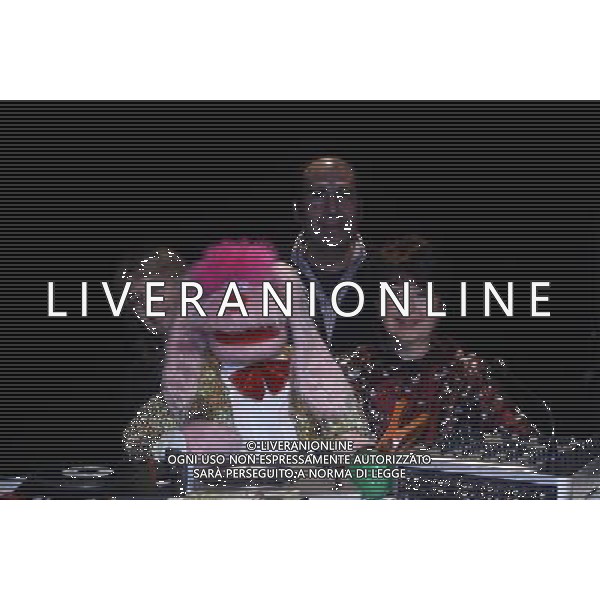 TRASMISSIONE TV: \' MATRICOLE \' METEORE\' nella foto: IL PUPAZZO UAN - PIETRO UBALDI ( voce) © Antonio Sorano - Ag. Aldo Liverani sas