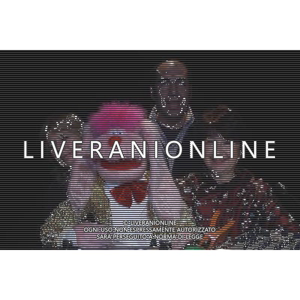 TRASMISSIONE TV: \' MATRICOLE \' METEORE\' nella foto: IL PUPAZZO UAN - PIETRO UBALDI ( voce) © Antonio Sorano - Ag. Aldo Liverani sas