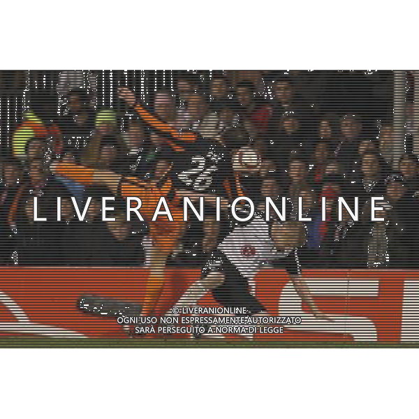 UEFA Europa League 2009/2010 Sedicesimi di Finale Londra - 18.02.2010 FULHAM LONDON - SHAKHTAR DONETSK 2:1 Nella Foto: RAZVAN RAT - DAMIEN DUFF © PIOTR KUCZA/NEWSPIX.PL - Ag. Aldo Liverani sas ITALY ONLY *** Local Caption *** 